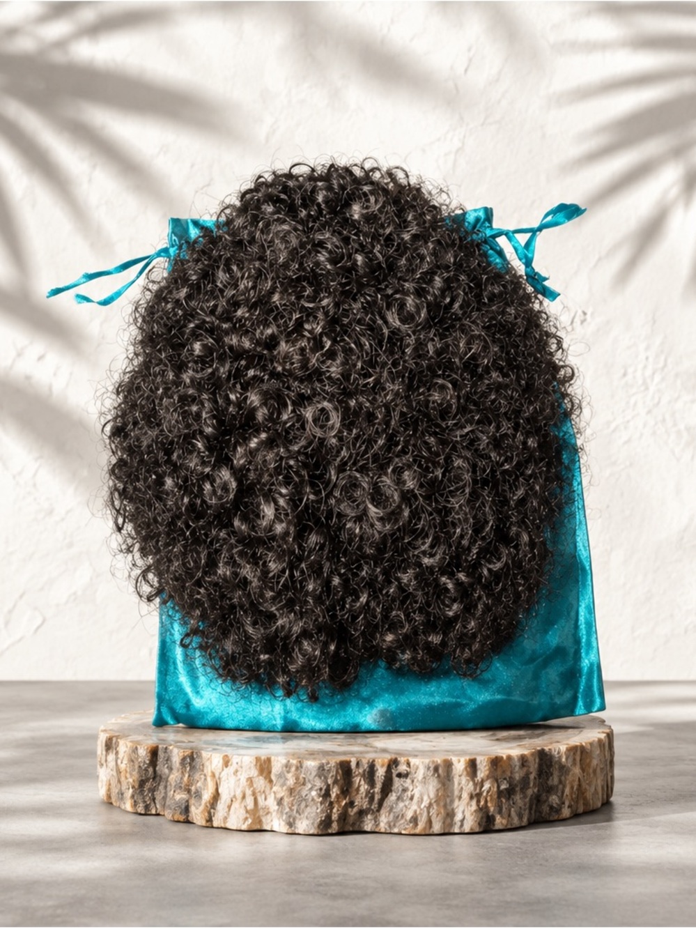 Voluminous Curly Women's Wig - Black